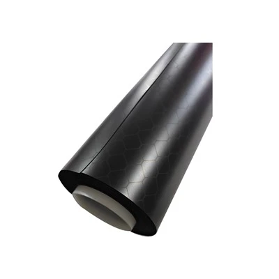 Svart PVC rutgardin